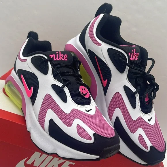 Nike WMNS AIR MAX 200 Sneakers 
BLACK/HYPER PINK CU4745 001 - Picture 6 of 16